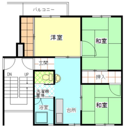 香里三井B団地　23棟の物件間取画像